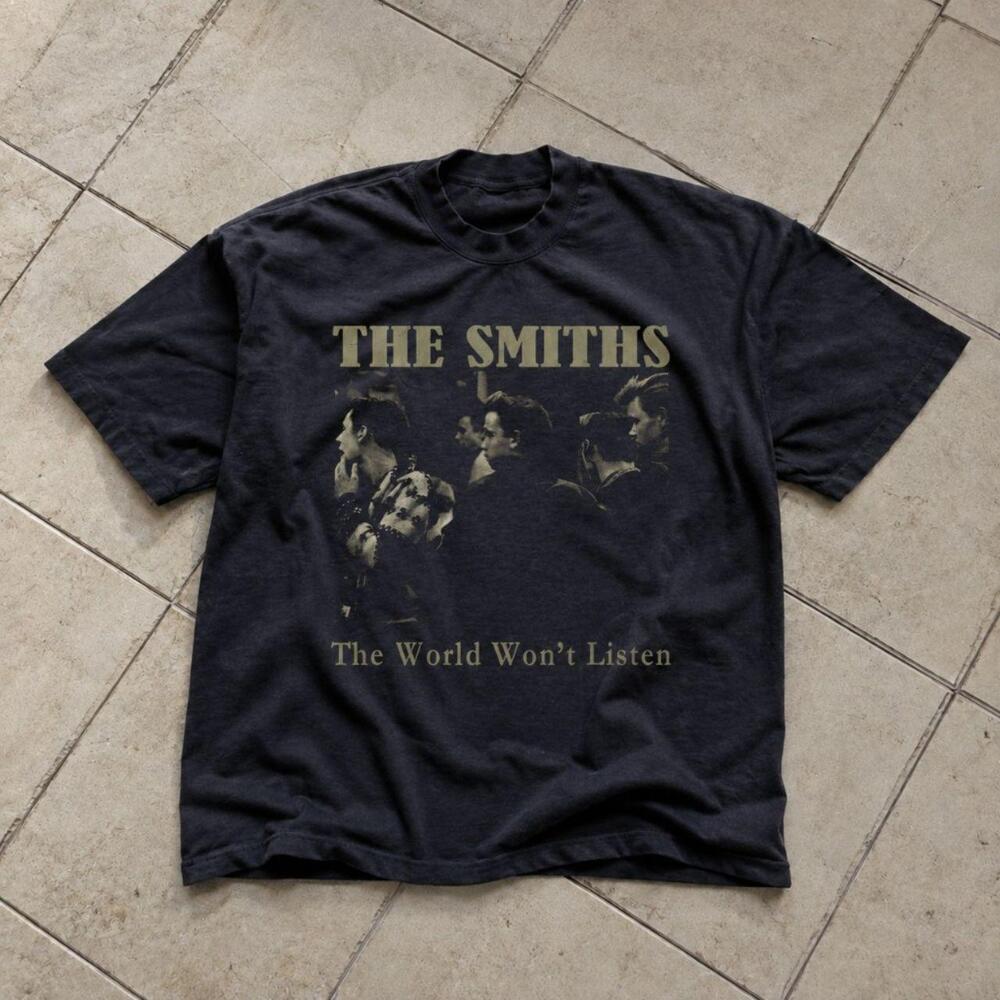 The Smiths The World Won’t Listen Black Graphic Tee Unisex